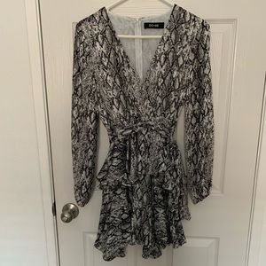 Women’s snakeskin dress
